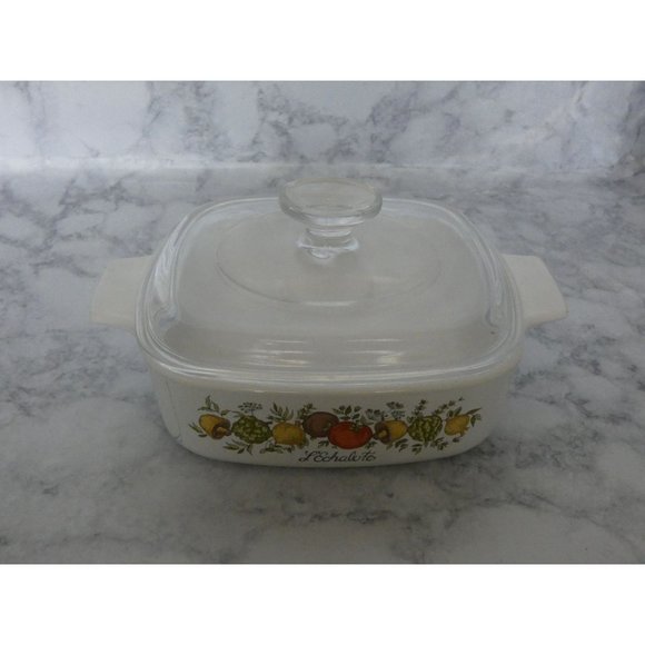 Corningware A-1-B Spice of life pattern, 1 quart with lid - Picture 7 of 7